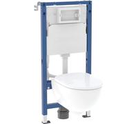Geberit Duofix Basic kit wc châssis + cuvette + abattant 118.347.00.3