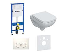 Geberit Duofix Basic Pack Bâti-support Delta 25 avec Renova Plan WC et abattant Pack Bâti-support Geberit Duofix Basic Delta 25 avec Renova Plan WC