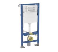 Cadre autoportant Geberit Duofix 112 cm avec réservoir encastré Delta 12 cm cadre acier bleu