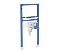 Geberit Duofix - Bâti-support pour lavabo, 112 cm, pour mitigeur sur pied avec boîtier fonctionnel et piège d'odeurs encastré 111.556.00.2
