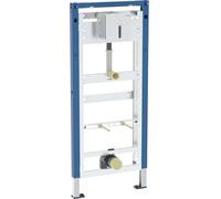 Geberit Duofix - Bâti-support pour urinoir, 112-130 cm, universel, pour commande de chasse d'eau d'urinoir Basic, chrome mat 111.695.46.6