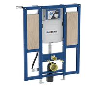 Geberit Duofix, élément pour WC suspendu 112 cm Sigma, chasse d'eau à encastrer, sans obstacle, pour barres d'appui et de maintien Actionnement depuis devant 111375005
