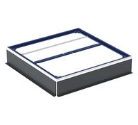 Geberit Cadre d'installation pour receveur de douche 551526001 – 2,13 m (7 pieds) – 120 x 120 cm
