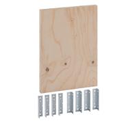 Geberit Plaque de montage Duofix 111859001 50x35x2 cm bois pour robinets AP universelle