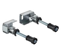 Geberit Kit d'ancrage mural Duofix 111835001, solution d'angle galvanisé pour montage individuel