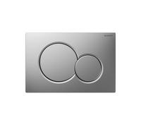 Geberit - DUOFIX SIGMA 01 - Plaque de déclenchement WC chromé brillant (Sigma01-M)