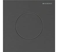 Commande d'urinoir Geberit pneumatique type 40 round noir chromé - GEBERIT 116.014.QD.1