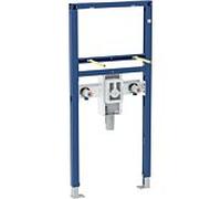 Geberit élément de lavabo 111480001 hauteur 112 cm, avec siphon anti-odeurs dissimulé, pour robinetterie autonome, pour cloison sèche