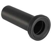 Geberit jeu de pièces de raccordement 131083161 noir, pour toilettes indépendantes sur siphon mural