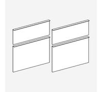 Geberit Ensemble de façades de tiroirs pour le meuble bas iCon adapté à une double vasque, 598855000,