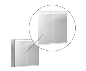 Geberit Ensemble de portes-miroirs d'armoire de toilette Option, 595204000,
