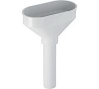 Geberit entonnoir 152378111 Ø 40 mm, ovale, avec blanc , plastique, blanc