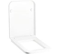Geberit Era WC siège 574510000 blanc , avec couvercle, charnières chromées, avec amortisseur de fermeture, pour WC 208800