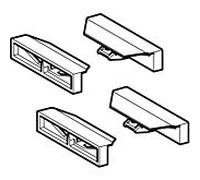 Geberit extrémité du profil CleanLine20 set 243316001 (4 pcs.)