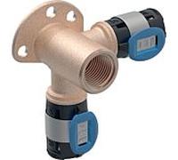 Geberit FlowFit équerre de raccordement d'angle 620921001 DN 15, Ø 20 mm, Rp 2000 / 2, 5,3 cm, 90 degrés