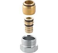 Geberit FlowFit match1 match0 619267221 DN 12, Ø 16 mm, G 2000 / 2, avec filetage extérieur