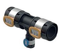 Geberit Pièce en T FlowFit 620135001 DN 40/32/40, Ø 50/40/50 mm, 20,7 cm, réduite