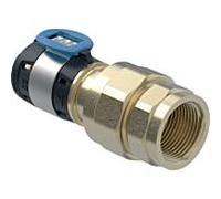 Geberit FlowFit Übergangsverschraubung 620601001 DN 15, Ø 20 mm, R 2000 / 2, G 3/4, 8,5 cm