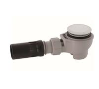 Geberit - Garniture d’évacuation de douche d52 avec cache de la bonde d’évacuation, chrome 150.681.21.1