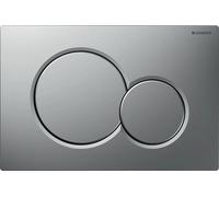 Geberit GE BetPl. Sigma01, für 2-Mengen-Sp. mattchrom-lackiert