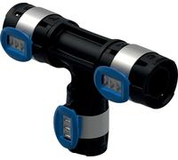 Geberit GE FlowFit pièce en T réduite, PPSU, d75 x 63 x75 mm, 1 pièce.