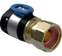 Geberit GE FlowFit, transition SiBr, avec écrou-raccord, d50 mm x G1 1/2, 1 pièce.