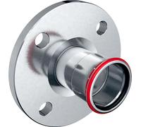 Geberit GE Mapress, acier au carbone, bride, PN10/16, manchon à sertir, d88,9 mm, galvanisé, 1 pièce.