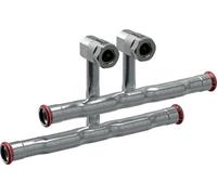 Geberit GE Mapress, acier au carbone, kit de raccordement Hzk VL/RL, raccord à compression EK, 15 x 15 mm, 1 pièce.