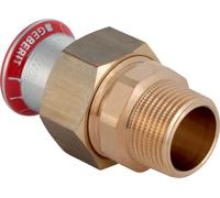 Geberit GE Mapress, acier au carbone, raccord de transition à joint plat, d54 mm, R2, galvanisé, 1 pièce.
