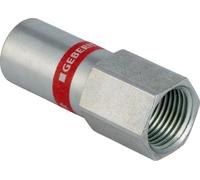 Geberit GE Mapress acier carboné, raccord avec extrémité enfichable, d76,1 mm x Rp1/2, 1 pièce.