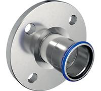 Geberit GE Mapress, acier inoxydable, bride, PN10/16, manchon à sertir, d108 mm, 1 pièce.