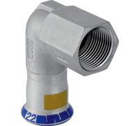 Geberit GE Mapress, acier inoxydable, gaz, coude de transition 90°, d35 mm, Rp5/4, 1 pièce.