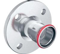 Geberit GE Mapress, bride en acier au carbone, PN6, manchon à sertir, d88,9 mm, galvanisé, 1 pièce