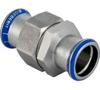 Geberit GE Mapress, raccord vissé, acier inoxydable, UeWM, d18 mm, 1 pièce.