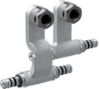 Geberit GE Mepla, kit de raccordement pour plinthe, d20 mm, avec cône européen, 1 pièce.