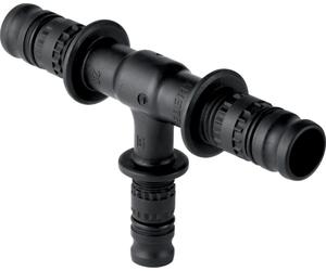 Geberit GE Mepla, pièce en T, réduite, PVDF, 90 g, d63 x 26 x 63 mm, 1 pièce.
