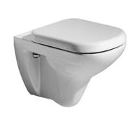 Geberit Geberit Abattant WC Renova Plan blanc, fixation par le dessous, charnières inox Quantité:1