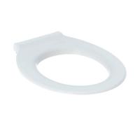 Geberit Renova Comfort WC anneau de siège 500680011 blanc , sans obstacle, antibactérien, fixation par le haut