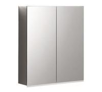 Geberit Option Plus Armoire de toilette 500206001 75x70x17,2 cm, avec éclairage, capteur tactile, miroir grossissant, 2 portes