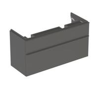 Geberit Geberit Armoire double pour WC Smyle Square 118,4x61,7x47 cm, 2 tiroirs, lava mat Quantité:1