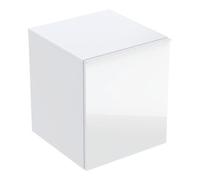 Geberit Acanto - Meuble d'appoint 45x52x48 cm, 1 tiroir, verre/blanc 503.010.01.2