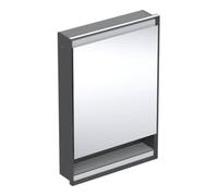 Geberit Geberit Armoire miroir One 60x90x15 cm, N, 1 porte, à gauche, avec miroir/alu pb Quantité:1