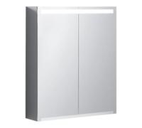 Geberit Geberit Armoire miroir Option 60x70x15mm, avec éclairage, 2 portes Quantité:1