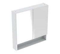 Geberit Geberit Armoire miroir Renova Plan 58,8 cm, blanc, laqué brillant, 2 portes Quantité:1