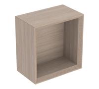 Geberit iCon boîte murale 502321JH1 22,5x23,3x13,2cm, carrée, structure chêne naturel/mélamine