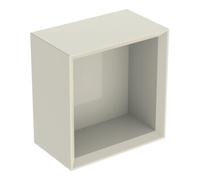 Geberit iCon boîte murale 502321JL1 22,5x23,3x13,2cm, carré, gris sable/laqué brillant