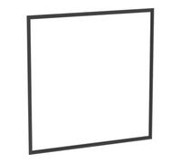 Cadre de finition pour armoire de toilette Geberit ONE, montage encastré, 90 cm, 505.843.00, 505843003, Couleur: Noir Mat - CM