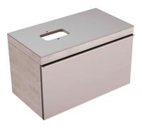 Geberit Geberit Citterio Meuble sous-lavabo 500.560.Jl.1, avec dessus en verre et découpe pour siphon, 88,4x54,3x50,4cm, texture bois chêne beige, 500.560.JI.1