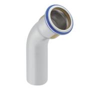 Geberit Geberit Coude à gaz Mapress 45°, avec embout, acier inoxydable, d= 22 mm Quantité:1