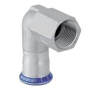 Geberit Geberit coude de raccordement Mapress 22mmxRp 3/4 IG, inox, 90°, sans plomb Quantité:1